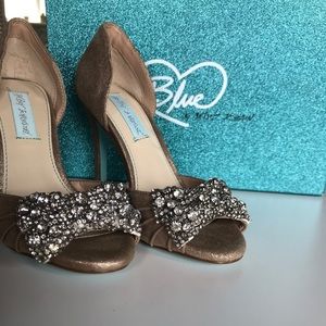 Betsey Johnson Blue Women’s Evening Heels